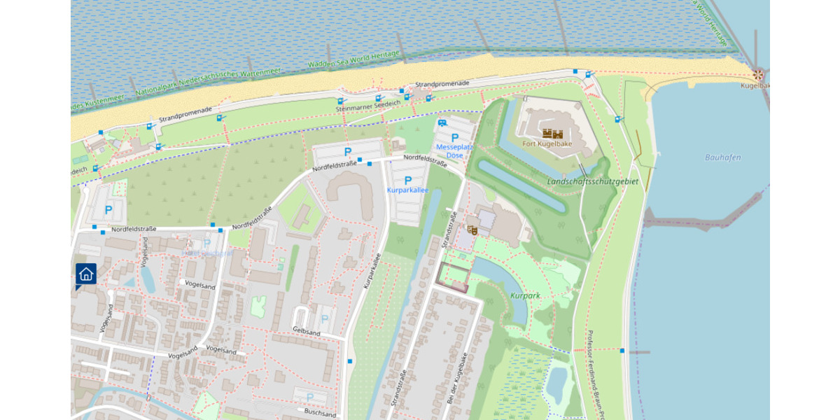 Etagenwohnung Cuxhaven Döse - 2 Zimmer, 43 m&sup2;, 239.000&euro; | Angebot:25664941