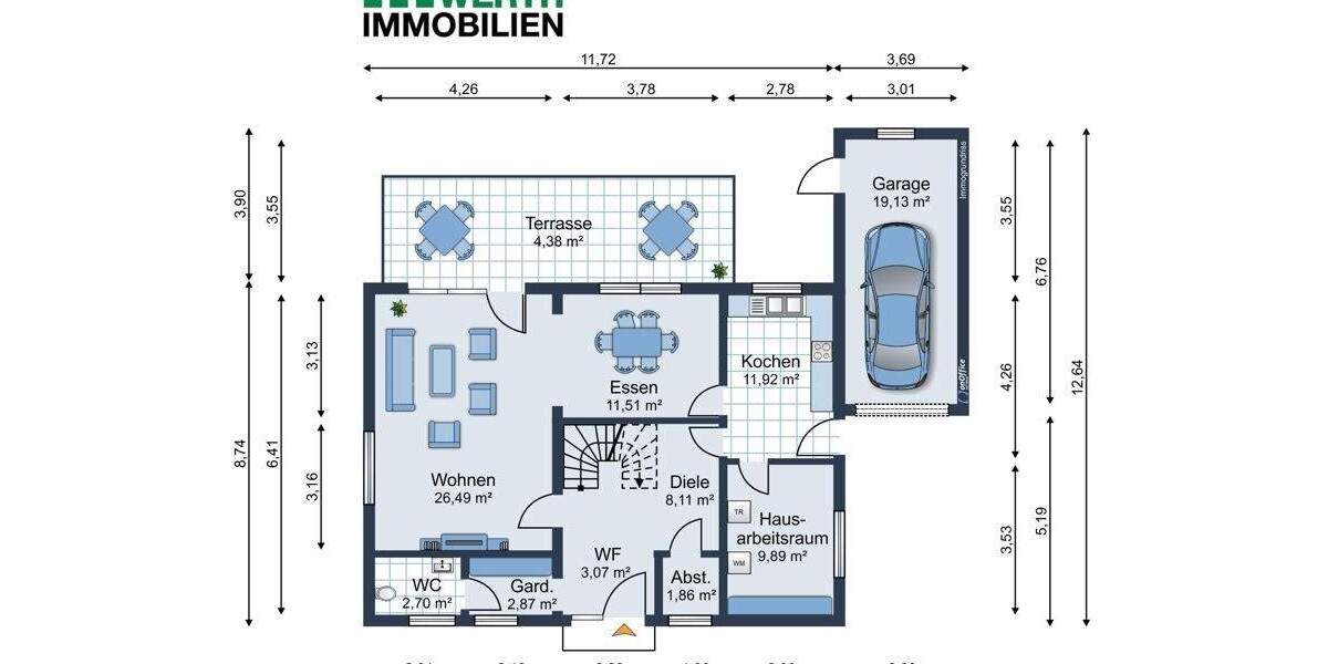 Einfamilienhaus Brunsbüttel - 5 Zimmer, 146 m&sup2;, 345.000&euro; | Angebot:25697414