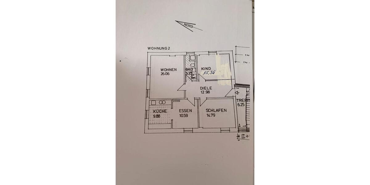 Etagenwohnung Cuxhaven Duhnen - 3.5 Zimmer, 96 m&sup2;, 900&euro; | Angebot:26038985