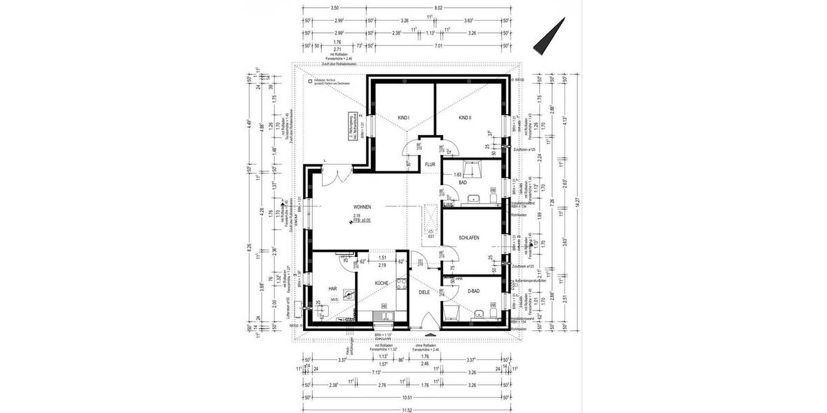 Bungalow Neuenkirchen - 4 Zimmer, 124 m&sup2;, 450.000&euro; | Angebot:26271335