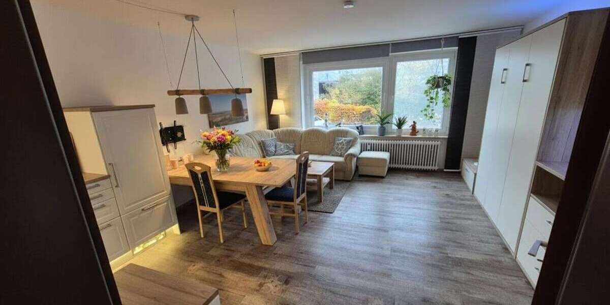 Etagenwohnung Cuxhaven Duhnen - 1 Zimmer, 38 m&sup2;, 189.000&euro; | Angebot:26124805