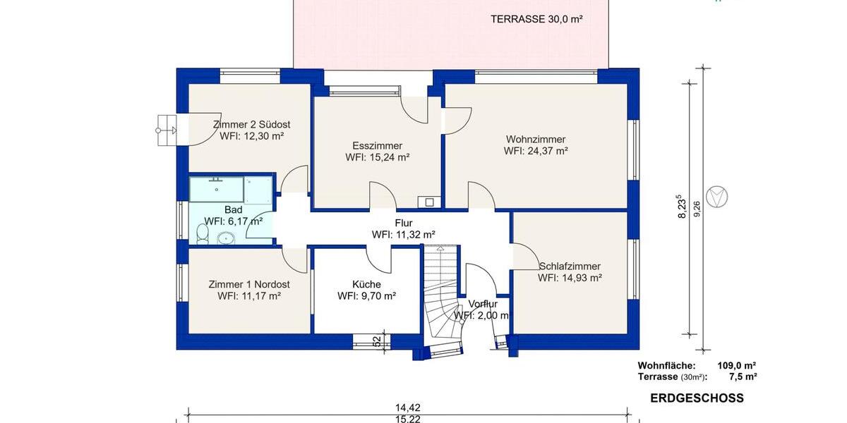 Einfamilienhaus Cuxhaven Duhnen - 6 Zimmer, 168 m&sup2;, 498.000&euro; | Angebot:26348786