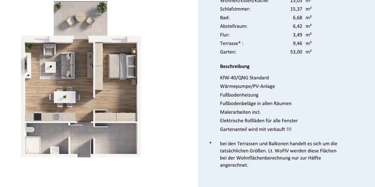 Etagenwohnung Wurster Nordseeküste - 2 Zimmer, 68 m&sup2;, 225.000&euro; | Angebot:26993372