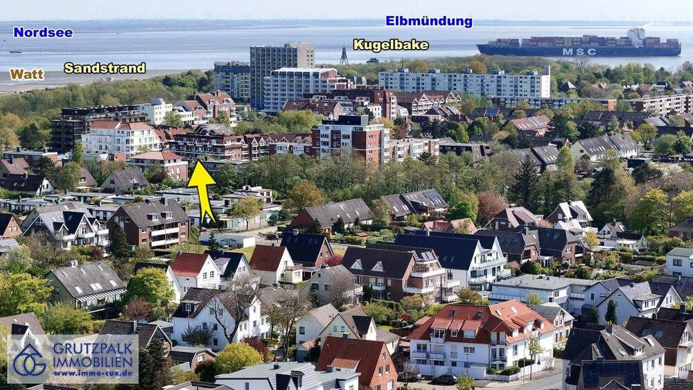 Etagenwohnung Cuxhaven Döse - 2 Zimmer, 43 m&sup2;, 239.000&euro; | Angebot:25664941