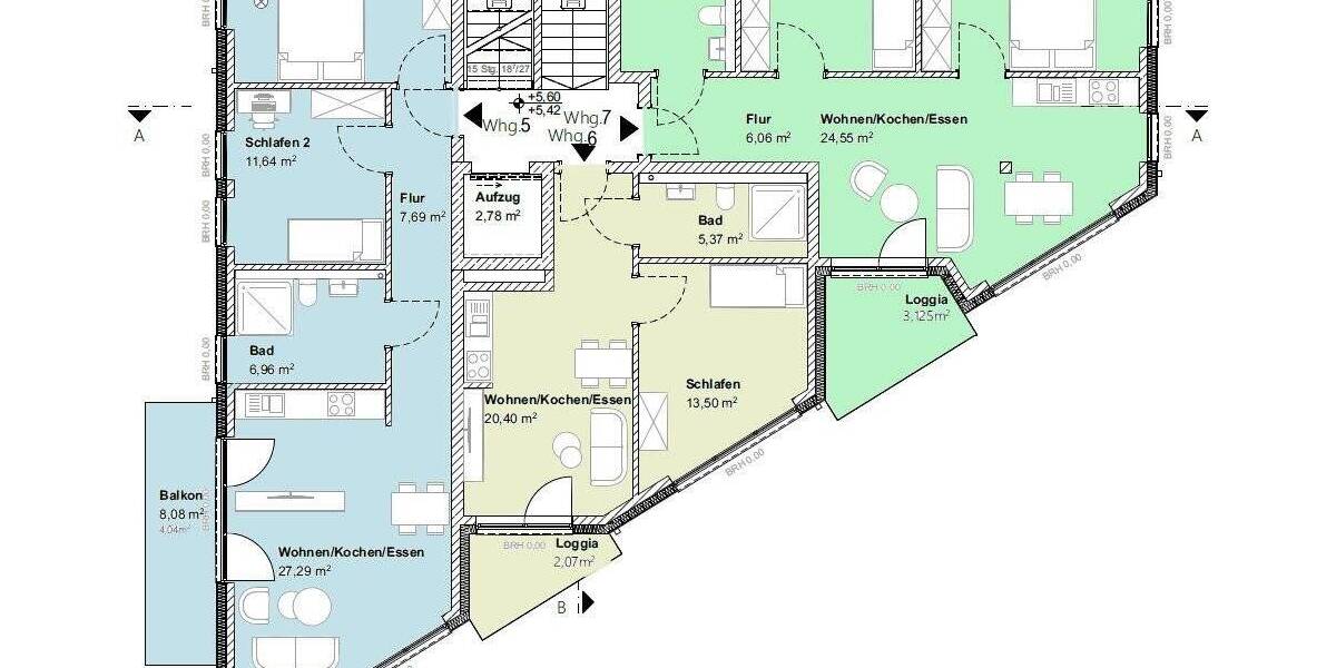 Etagenwohnung Cuxhaven Döse - 3 Zimmer, 72 m&sup2;, 449.000&euro; | Angebot:25729867