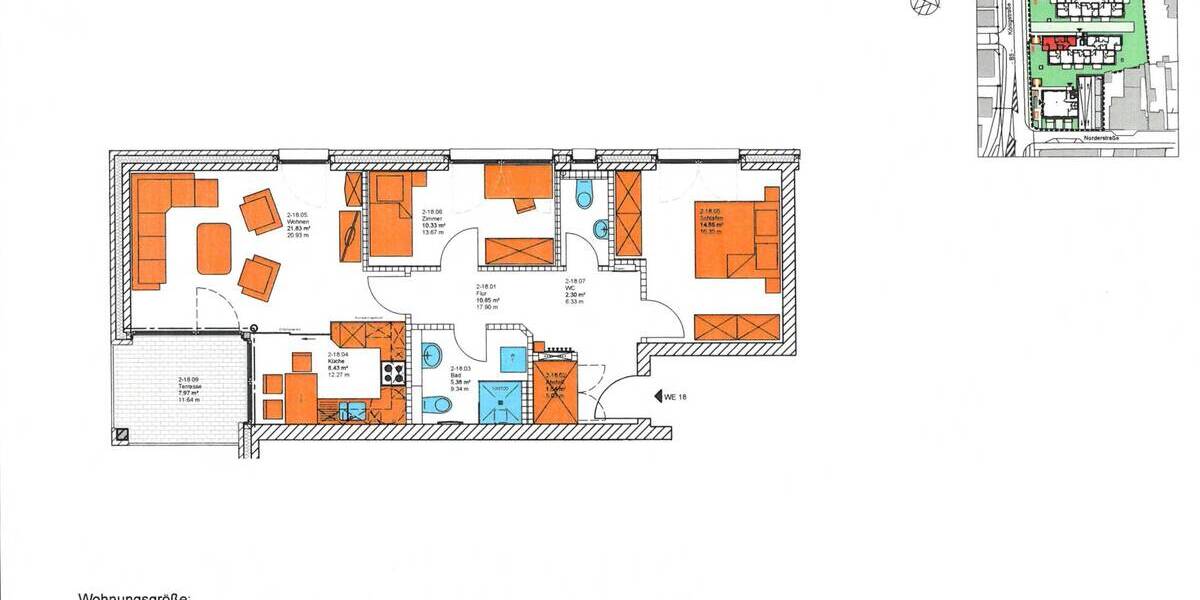 Terrassenwohnung Marne - 3 Zimmer, 75 m&sup2;, 485.455&euro; | Angebot:25688957