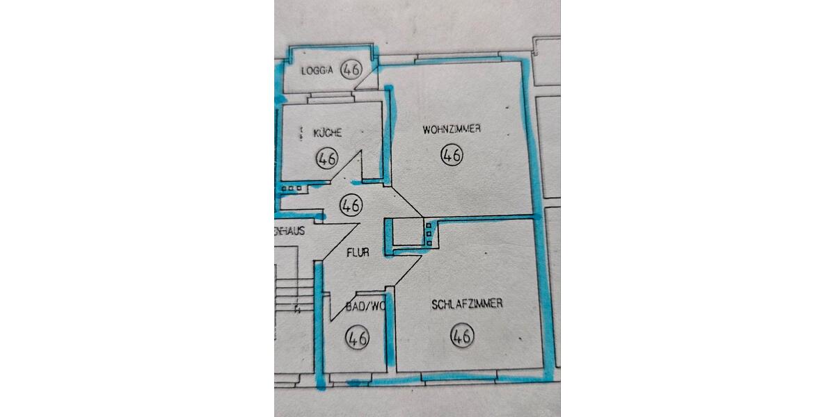 Etagenwohnung Cuxhaven - 2 Zimmer, 53 m&sup2;, 149.000&euro; | Angebot:23215618