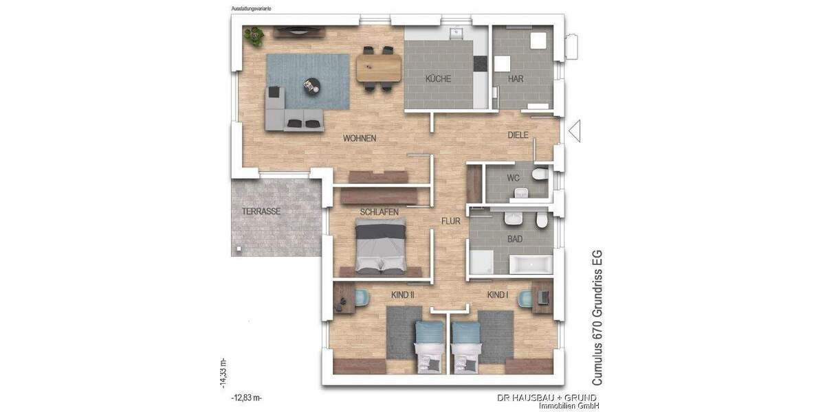 Bungalow Marnerdeich - 4 Zimmer, 134 m&sup2;, 409.000&euro; | Angebot:25698630