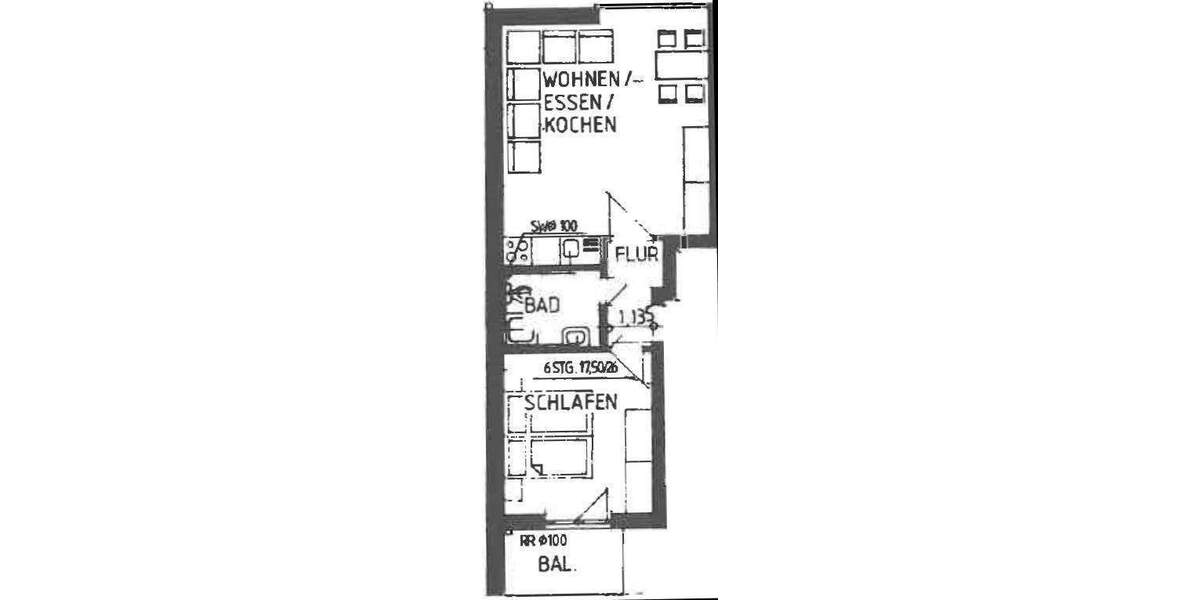 Etagenwohnung Cuxhaven Döse - 2 Zimmer, 47 m&sup2;, 229.000&euro; | Angebot:25702994