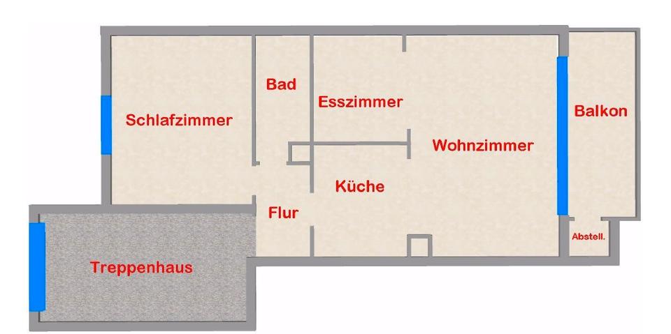 Etagenwohnung Friedrichskoog - 2.5 Zimmer, 61 m&sup2;, 195.000&euro; | Angebot:27283745