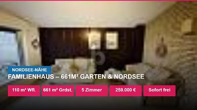 FAMILIENHAUS  661M² GARTEN & NORDSEE - Haus Cuxhaven Groden | Angebot:26988191