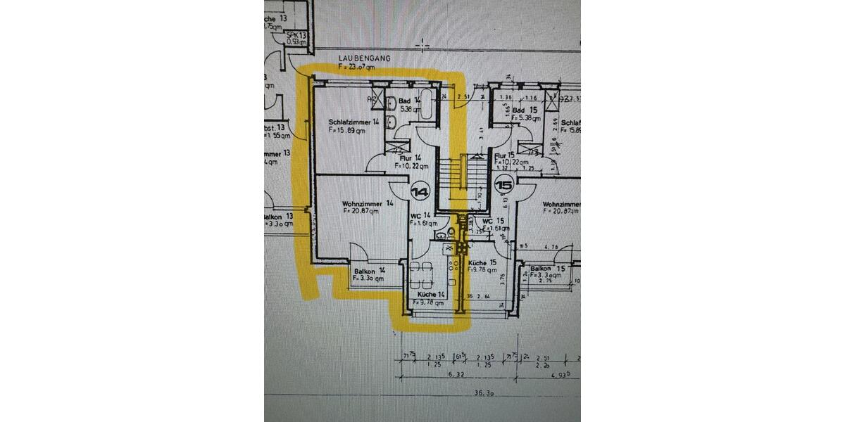 Etagenwohnung Cuxhaven Groden - 2 Zimmer, 68 m&sup2;, 152.500&euro; | Angebot:26795654