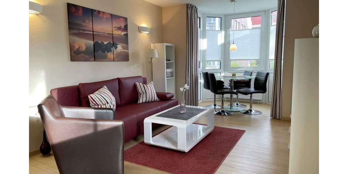 Etagenwohnung Cuxhaven Duhnen - 2 Zimmer, 42 m&sup2;, 220.000&euro; | Angebot:25288792