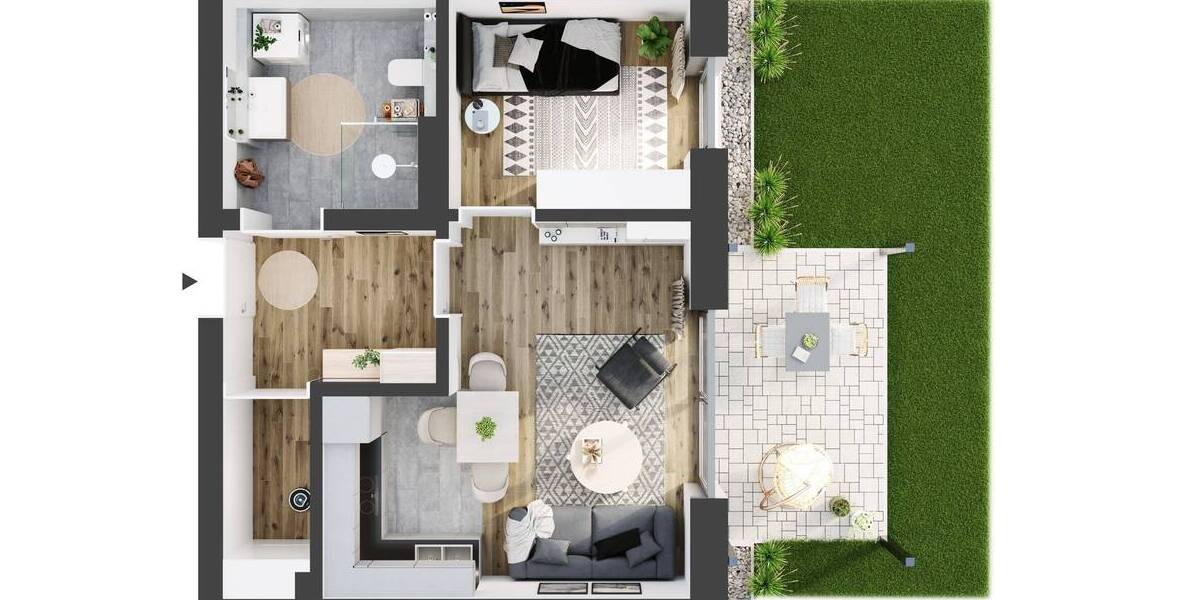 Etagenwohnung Marne - 2 Zimmer, 43 m&sup2;, 343.740&euro; | Angebot:25688964