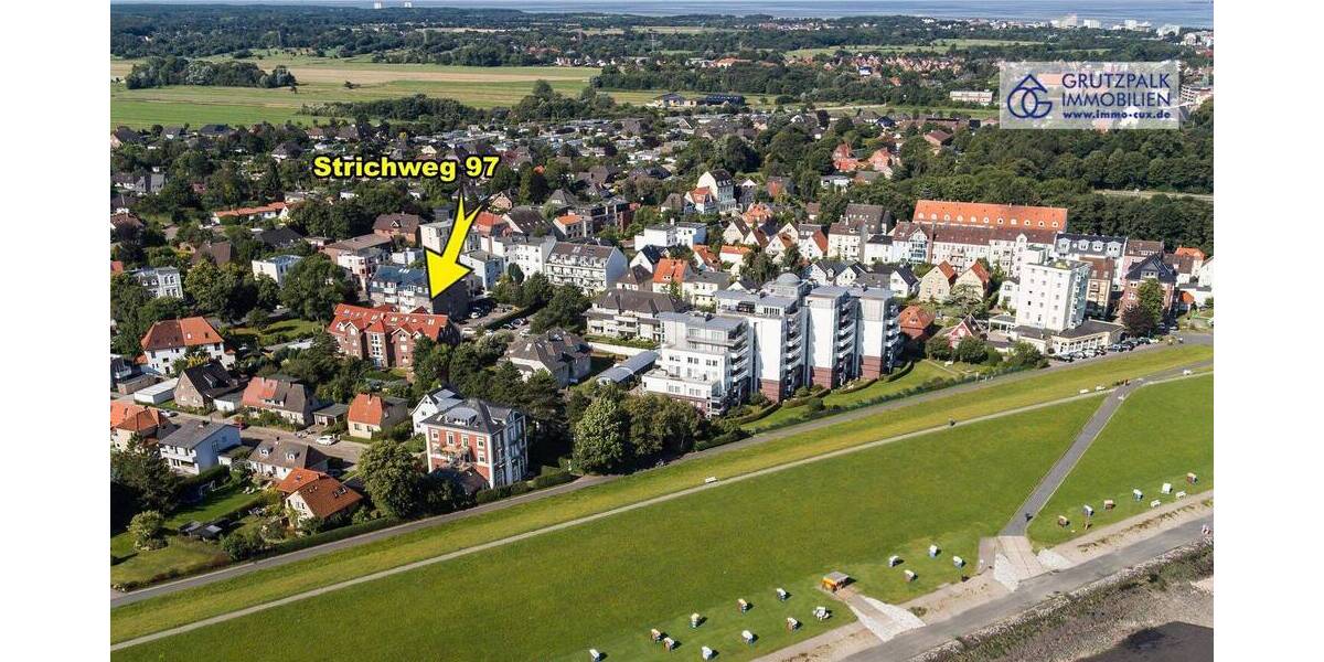 Etagenwohnung Cuxhaven Döse - 2 Zimmer, 65 m&sup2;, 268.000&euro; | Angebot:25938596