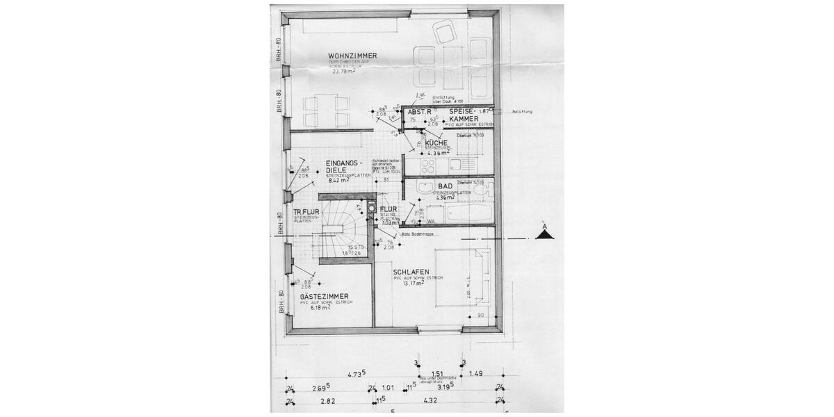 Etagenwohnung Cadenberge - 3 Zimmer, 67 m&sup2;, 530&euro; | Angebot:22119759