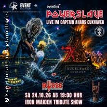 Iron Maiden Tribute Show im Ahabs 24.10.2026 Eventlocation Captain Ahab´s