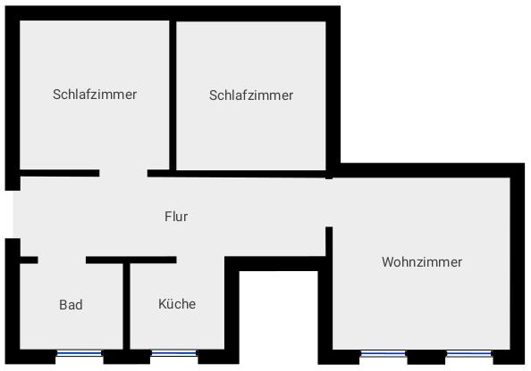 Etagenwohnung Cuxhaven Döse - 3 Zimmer, 68 m&sup2;, 470&euro; | Angebot:25534501