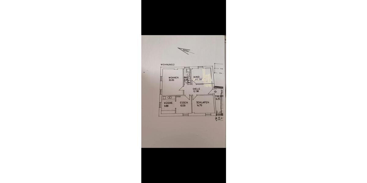 Dachgeschoßwohnung Cuxhaven Duhnen - 3 Zimmer, 96 m&sup2;, 1.200&euro; | Angebot:26651258