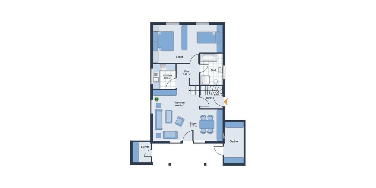 Einfamilienhaus Friedrichskoog - 4 Zimmer, 95 m&sup2;, 199.000&euro; | Angebot:25742113