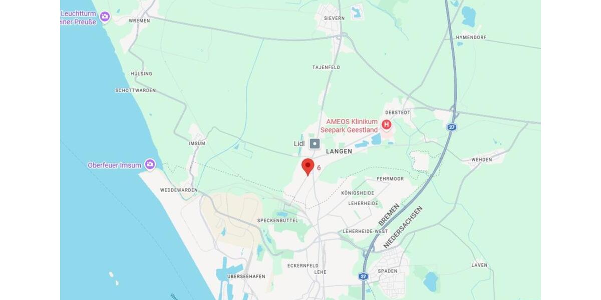 Erdgeschoßwohnung Geestland - 3 Zimmer, 85 m&sup2;, 199.000&euro; | Angebot:25840212