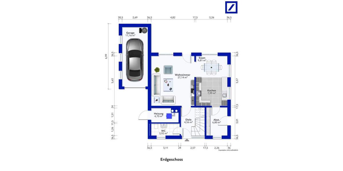 Einfamilienhaus Cadenberge - 4 Zimmer, 117 m&sup2;, 279.000&euro; | Angebot:25686034