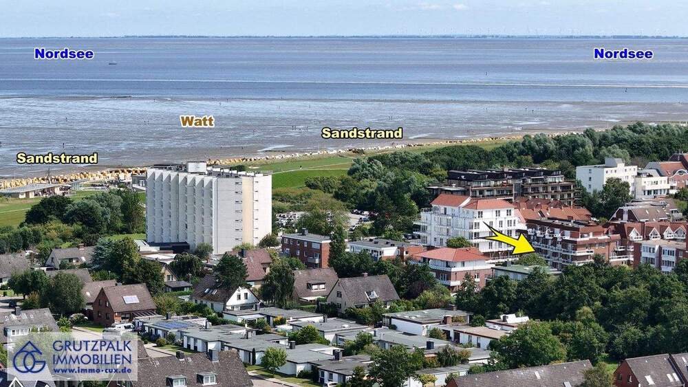 Etagenwohnung Cuxhaven Döse - 2 Zimmer, 43 m&sup2;, 239.000&euro; | Angebot:25664941