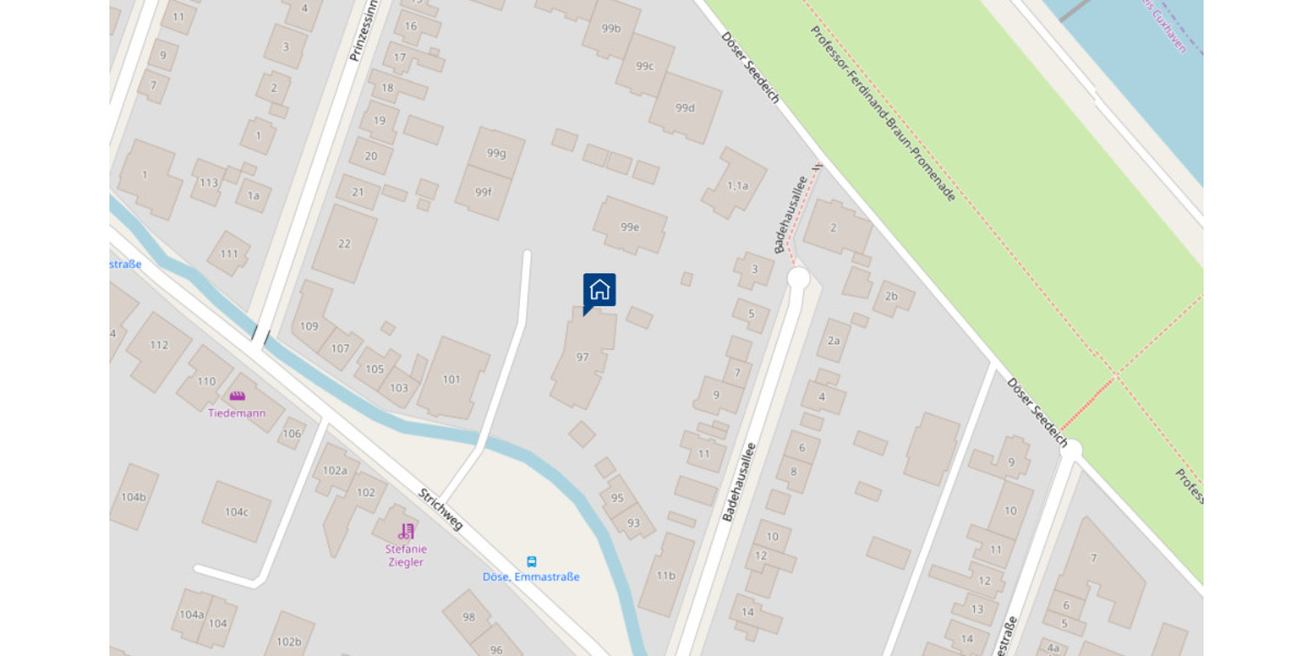 Etagenwohnung Cuxhaven Döse - 2 Zimmer, 65 m&sup2;, 268.000&euro; | Angebot:25938596