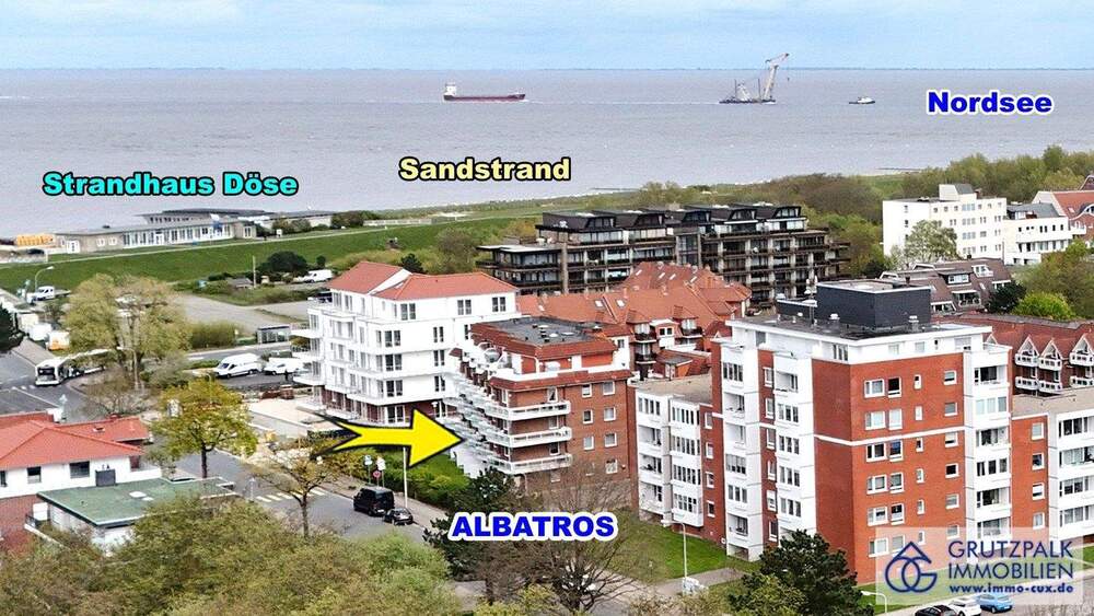 Etagenwohnung Cuxhaven Döse - 2 Zimmer, 43 m&sup2;, 239.000&euro; | Angebot:25664941