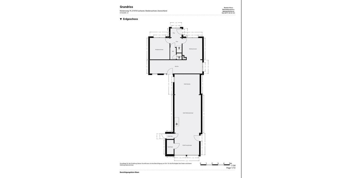 Einfamilienhaus Cuxhaven Groden - 7 Zimmer, 163 m&sup2;, 219.000&euro; | Angebot:25937566