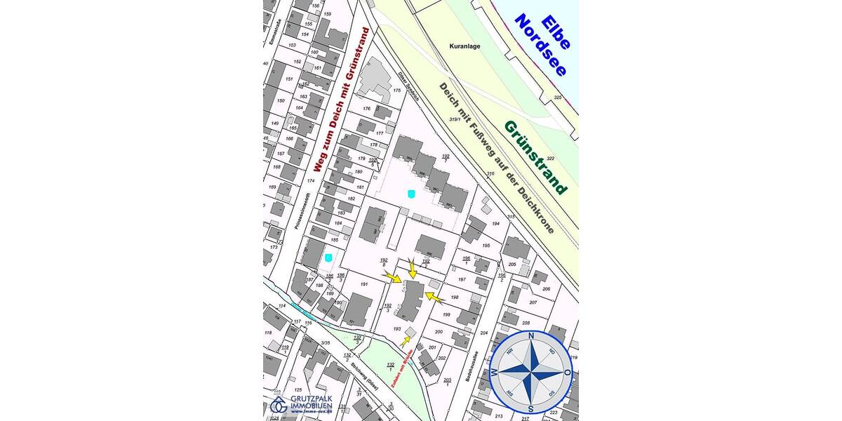Etagenwohnung Cuxhaven Döse - 2 Zimmer, 65 m&sup2;, 268.000&euro; | Angebot:25938596