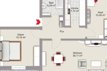 Wohnung Cuxhaven Döse - 3 Zimmer, 84 m&sup2;, 240.000&euro; | Angebot:27533420