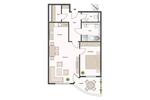 Etagenwohnung Cuxhaven Duhnen - 2 Zimmer, 70 m&sup2;, 1.140&euro; | Angebot:27595745