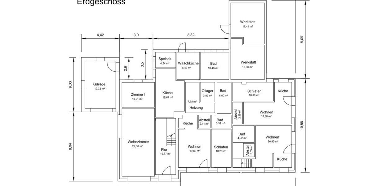 Mehrfamilienhaus, Wohnhaus Marne - 14 Zimmer, 273 m&sup2;, 330.000&euro; | Angebot:25292762
