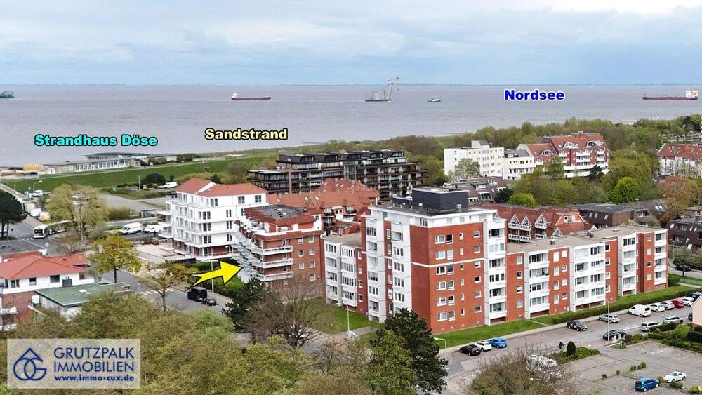 Etagenwohnung Cuxhaven Döse - 2 Zimmer, 43 m&sup2;, 239.000&euro; | Angebot:25664941