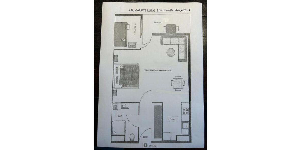Etagenwohnung Cuxhaven Duhnen - 1.5 Zimmer, 47 m&sup2;, 189.000&euro; | Angebot:24374452
