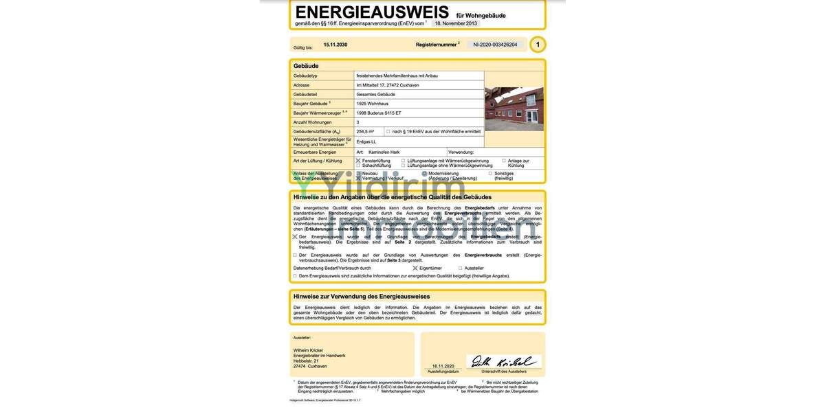 Mehrfamilienhaus, Wohnhaus Cuxhaven / Groden Groden - 1 Zimmer, 259 m&sup2;, 375.000&euro; | Angebot:25773327